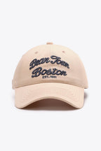 Embroidered Graphic Adjustable Baseball Cap - Delanoir