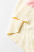 Contrast Button Down Long Sleeve Cardigan - Delanoir