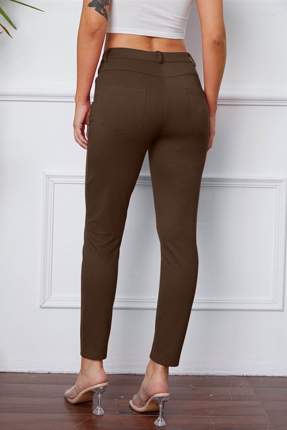 StretchyStitch Pants by Basic Bae - Delanoir
