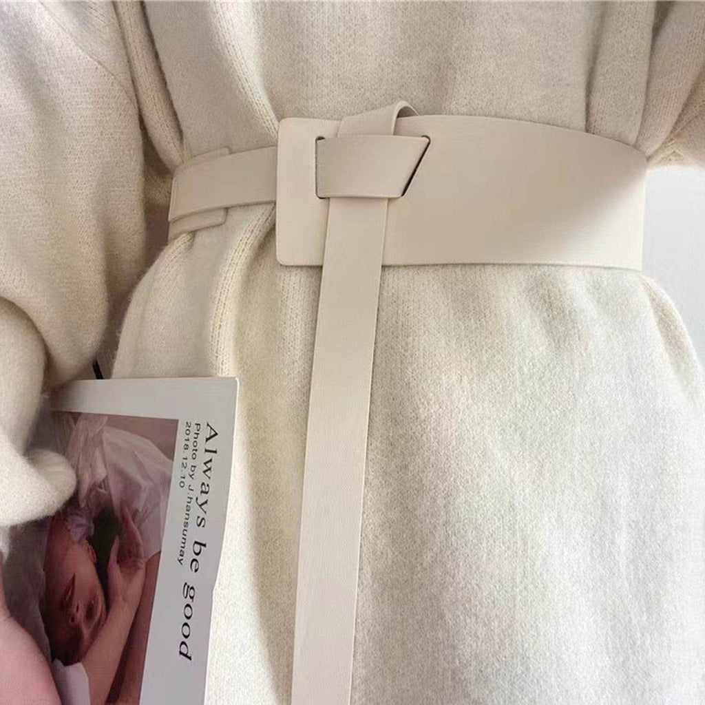 Knot Detail PU Belt - Delanoir