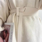 Knot Detail PU Belt - Delanoir