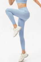 High Waist Skinny Active Pants - Delanoir