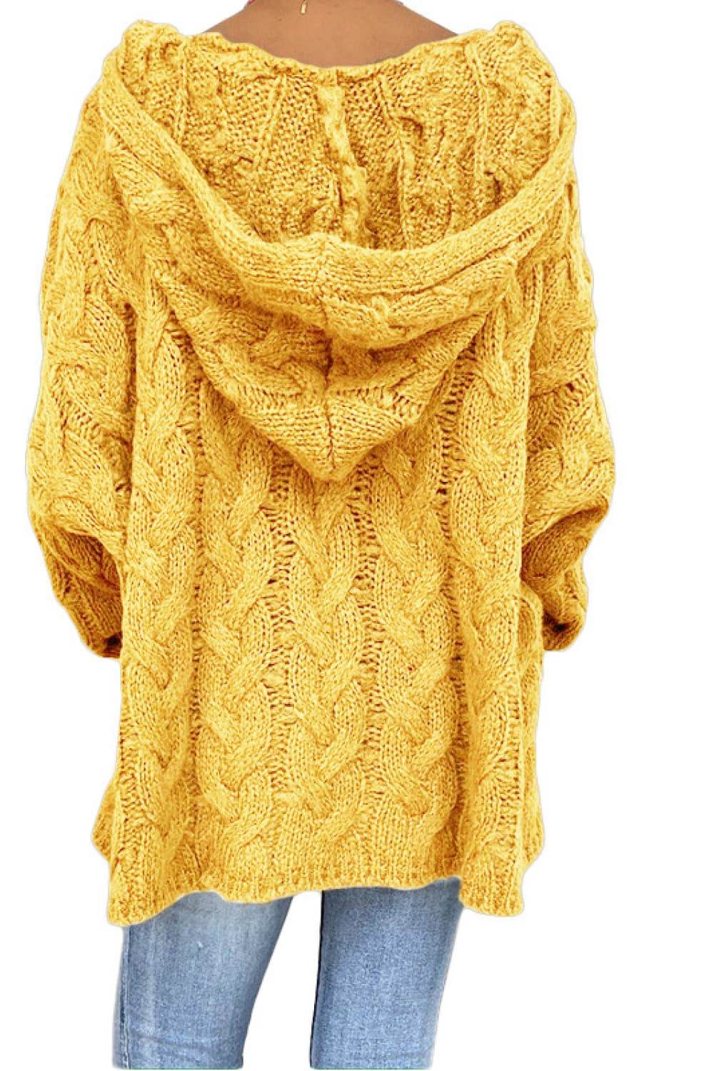 Cable-Knit Hooded Sweater - Delanoir