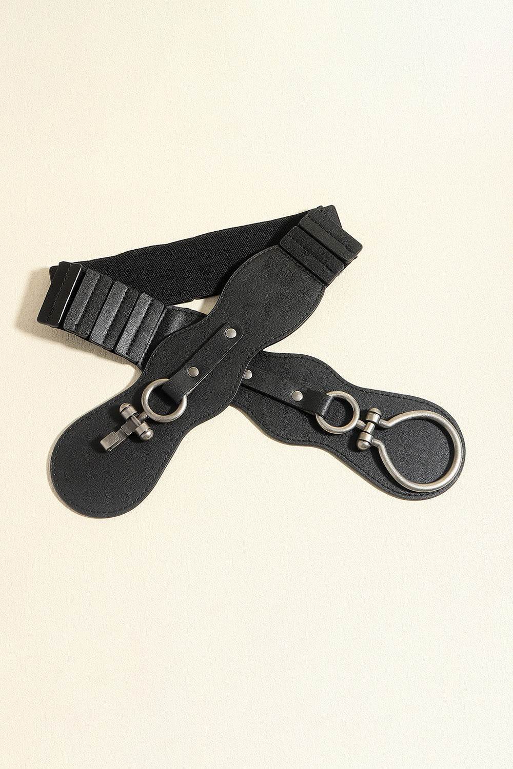 PU Leather Zinc Alloy Buckle Belt - Delanoir