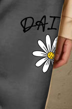 Simply Love Simply Love Full Size Drawstring DAISY Graphic Long Sweatpants - Delanoir