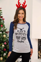 Full Size Graphic Long Sleeve T-Shirt - Delanoir