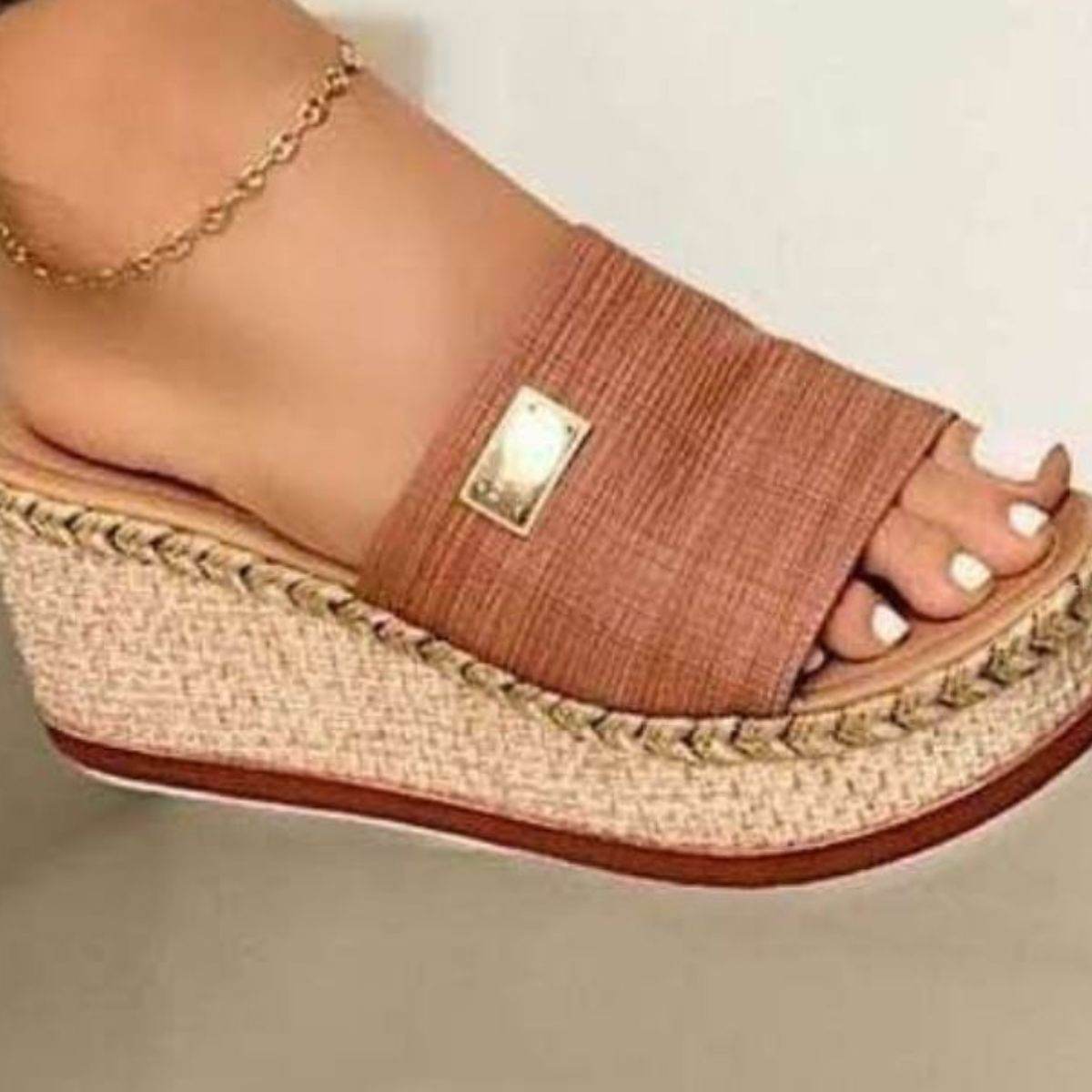 PU Leather Open Toe Sandals - Delanoir