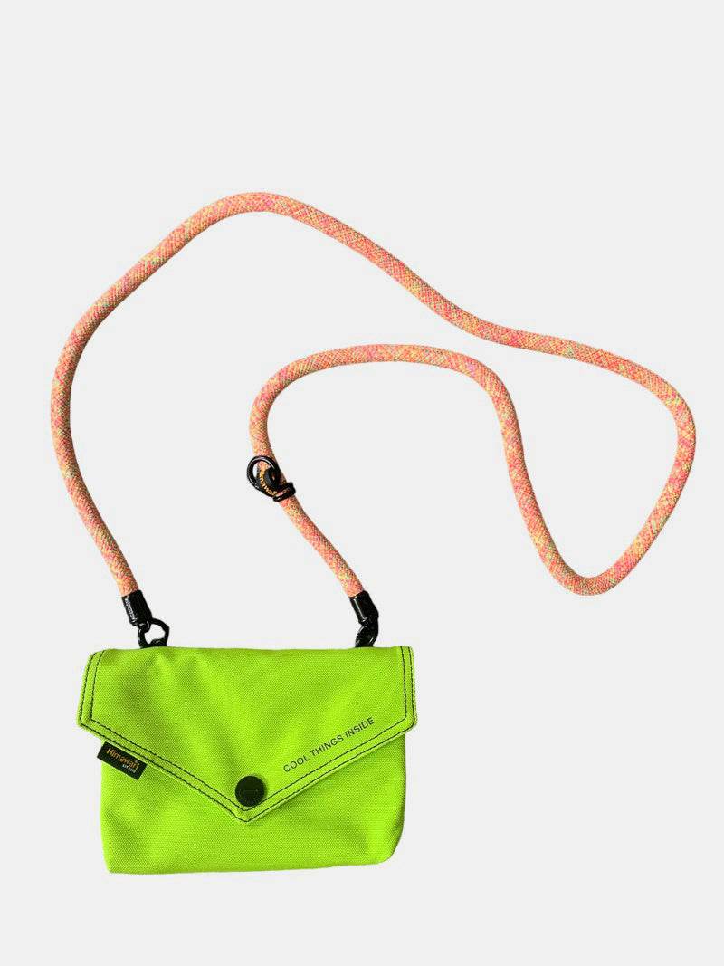 Himawari Solid Color Envelope Shape Crossbody Bag with Removable Strap - Delanoir