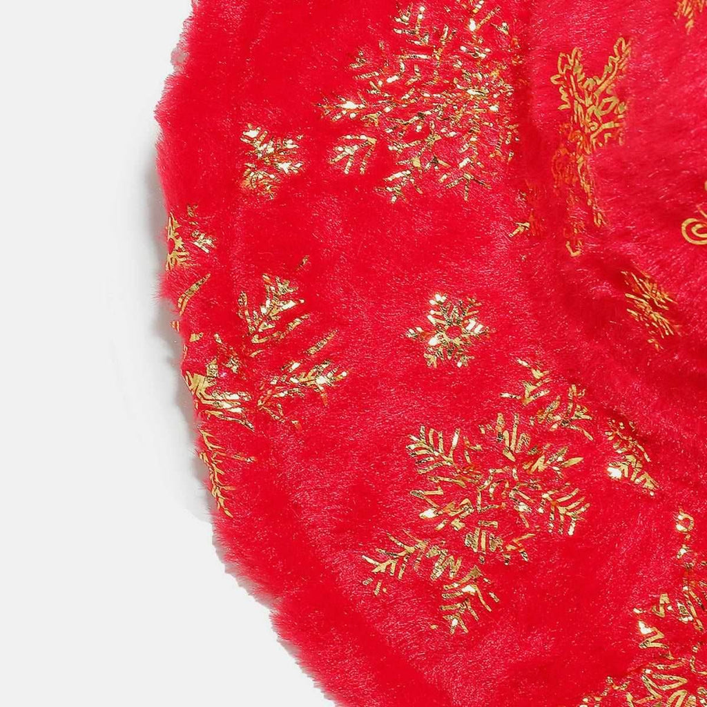Fuzzy Snowflakes Polyester Hat - Delanoir