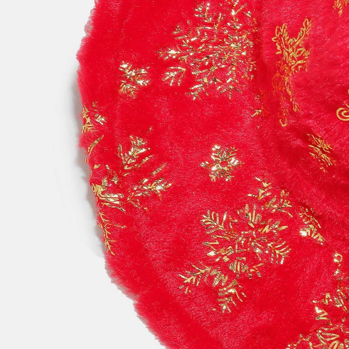 Fuzzy Snowflakes Polyester Hat - Delanoir