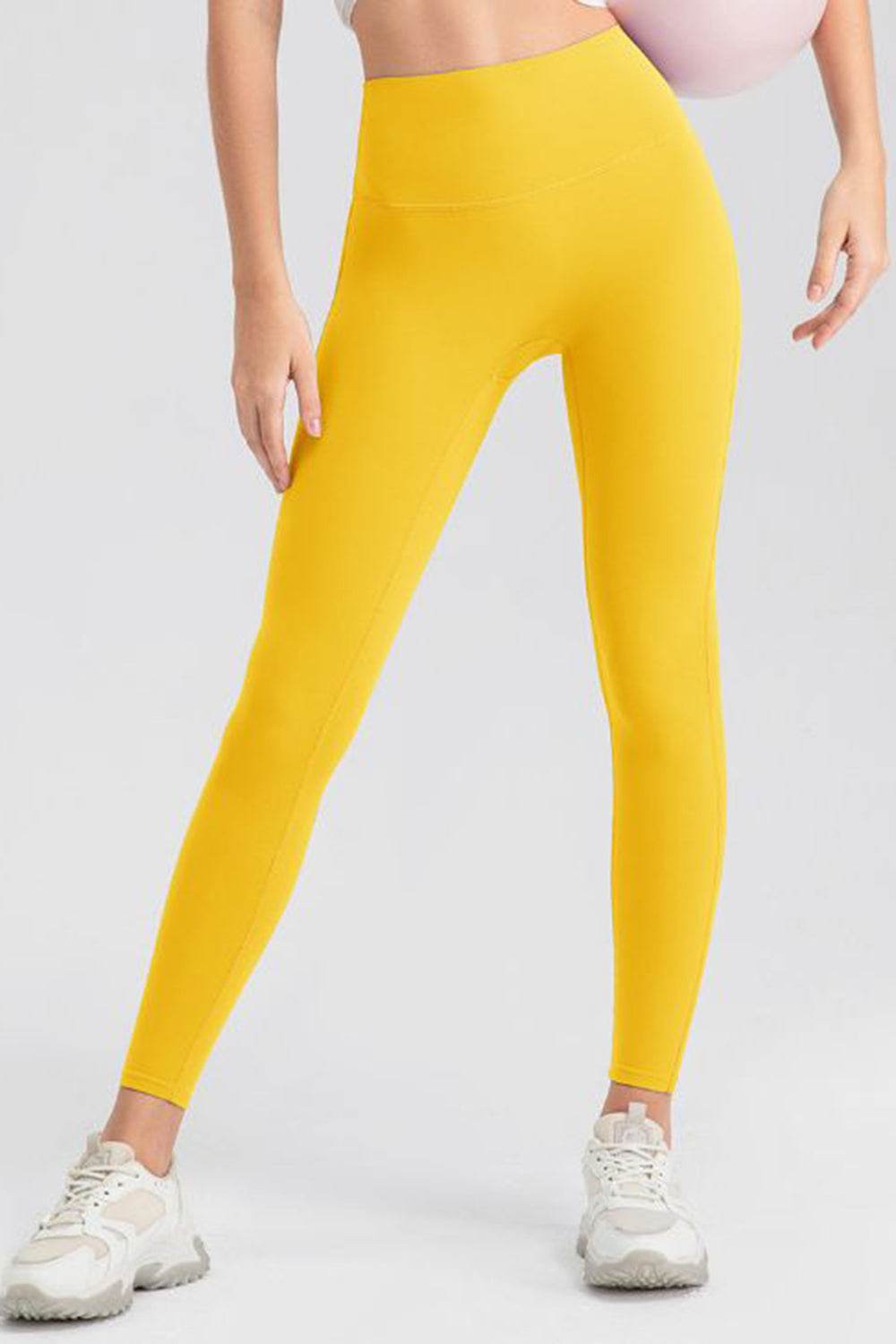 High Waist Skinny Active Pants - Delanoir