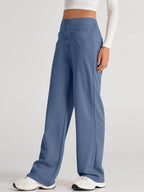 High Waist Wide Leg Pants - Delanoir