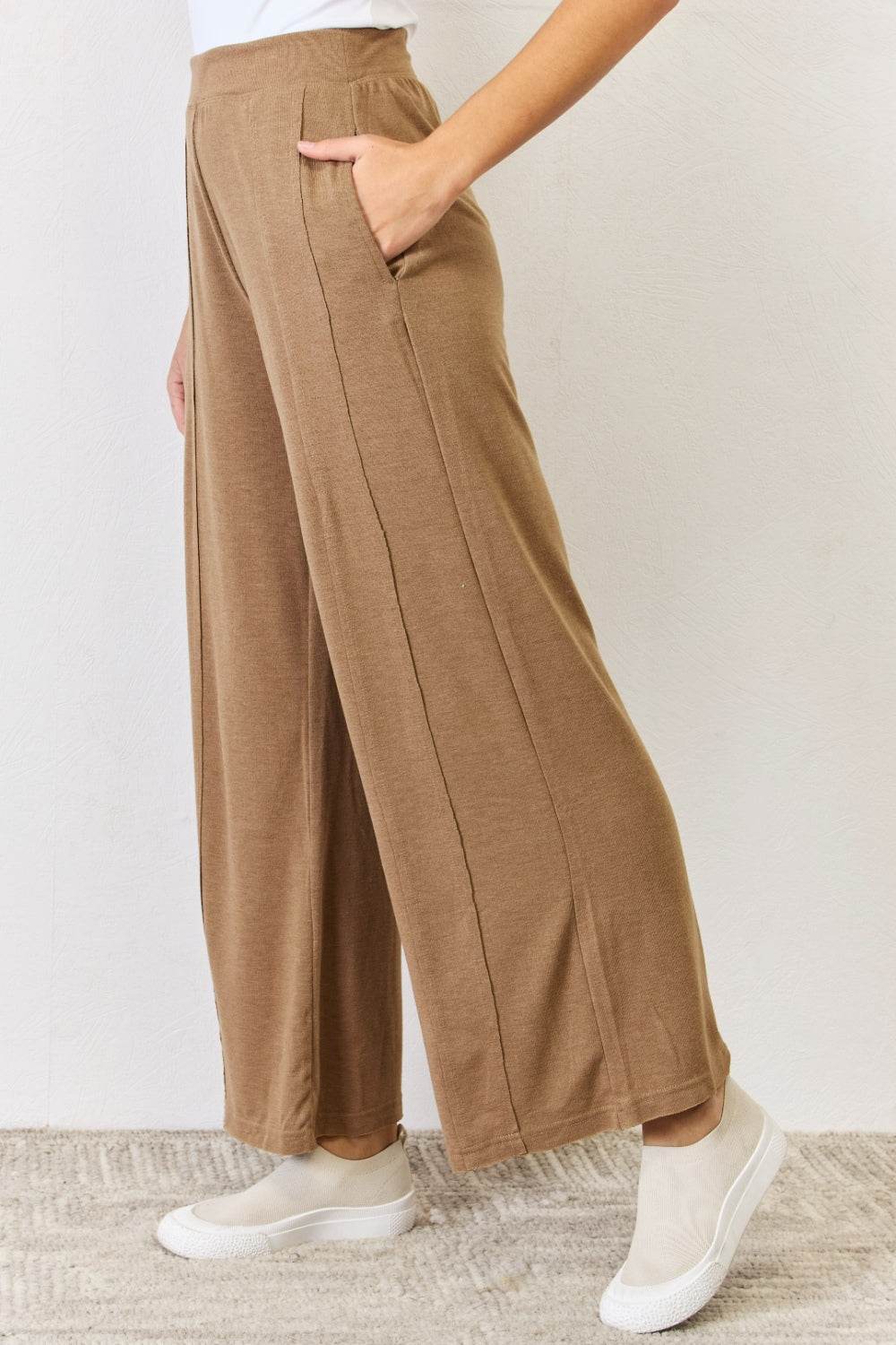 RISEN Ultra Soft Wide Leg Pants - Delanoir