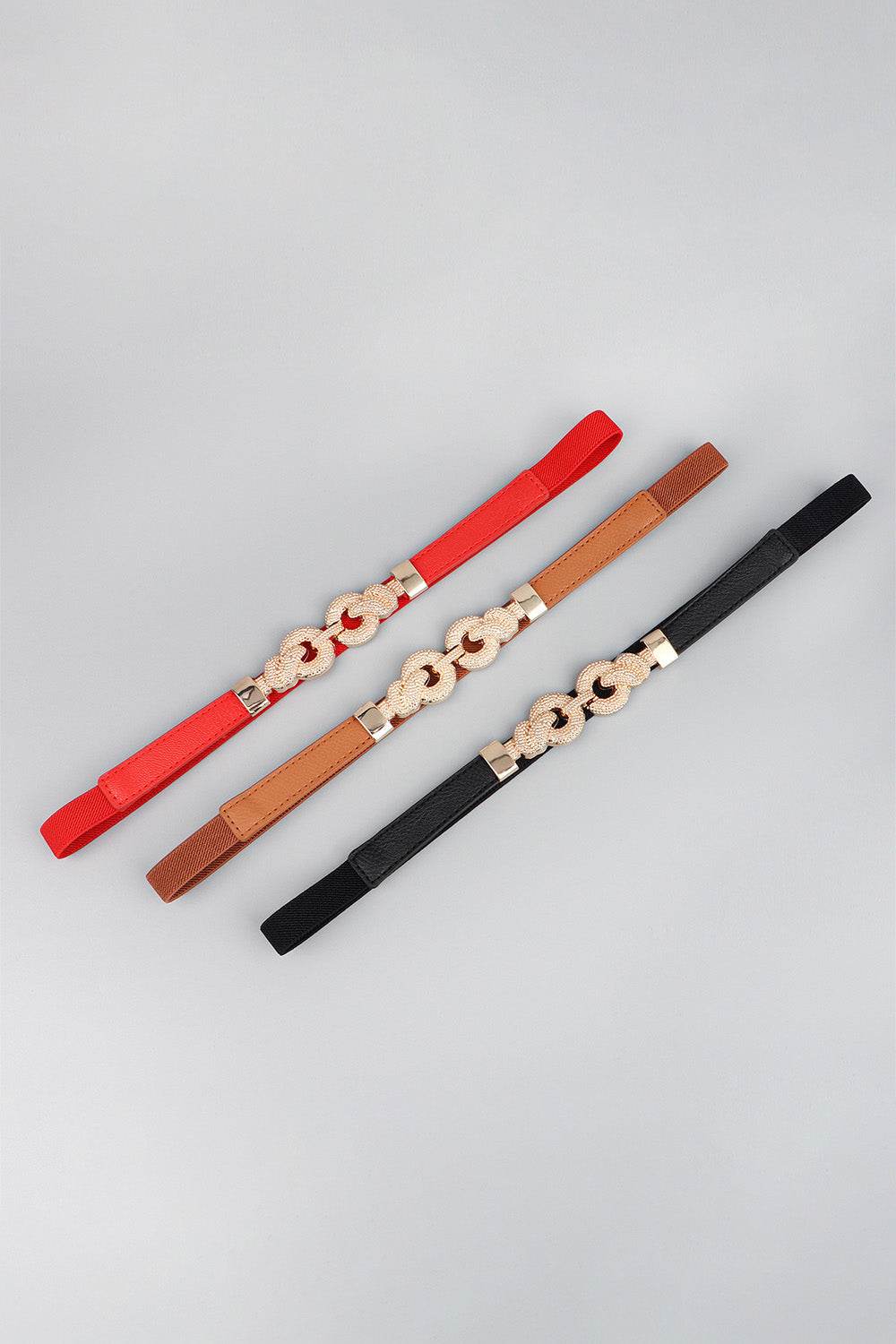 Zinc Alloy Buckle PU Leather Belt - Delanoir