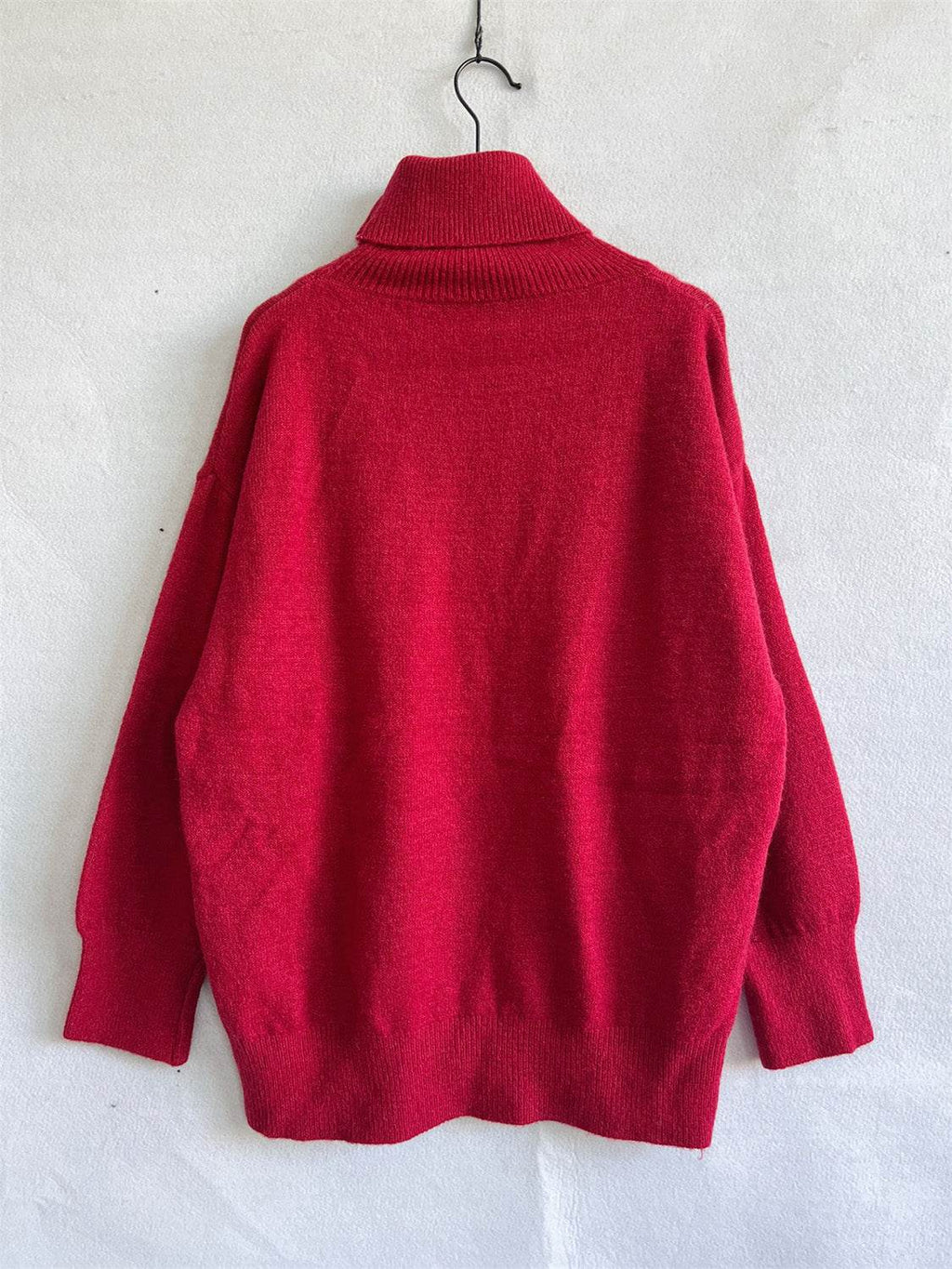 Turtleneck Long Sleeve Sweater - Delanoir