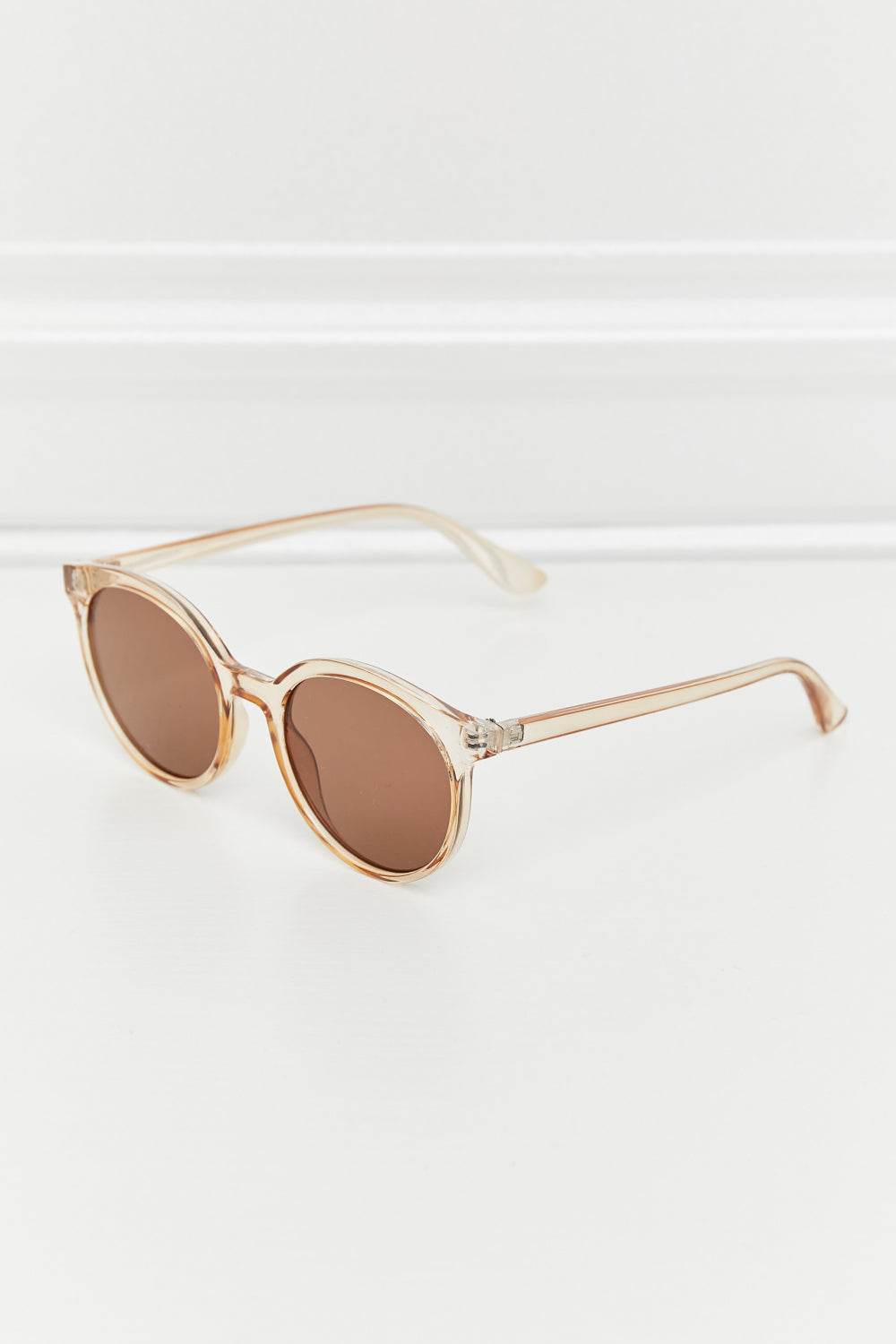 Round Full Rim Polycarbonate Frame Sunglasses - Delanoir