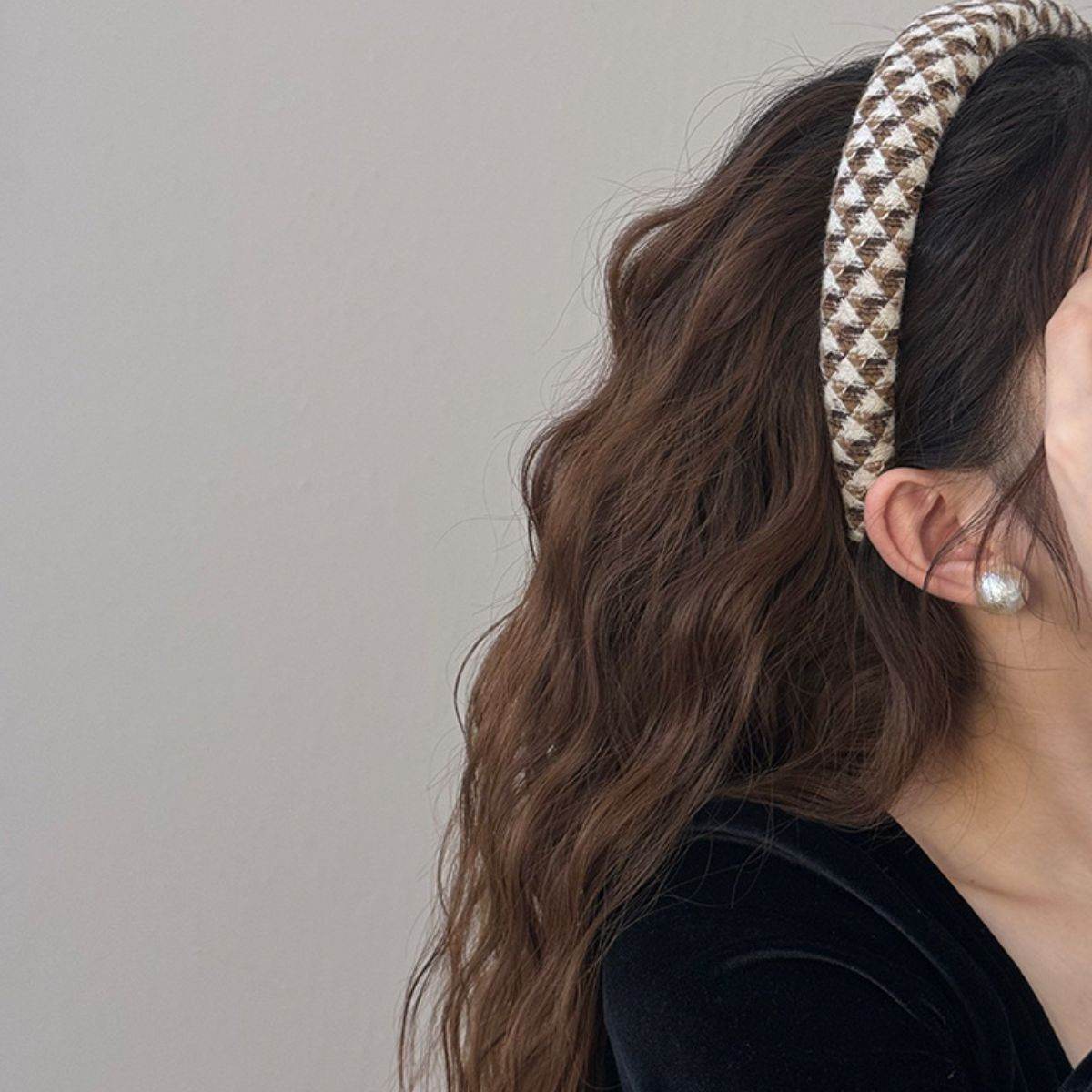 Polyester Wide Hair Headband - Delanoir