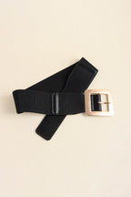Alloy Buckle PU Leather Belt - Delanoir