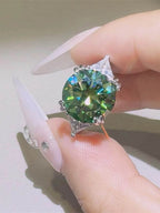 5 Carat Moissanite 925 Sterling Silver Ring - Delanoir