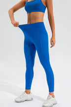 High Waist Active Leggings with Pockets - Delanoir