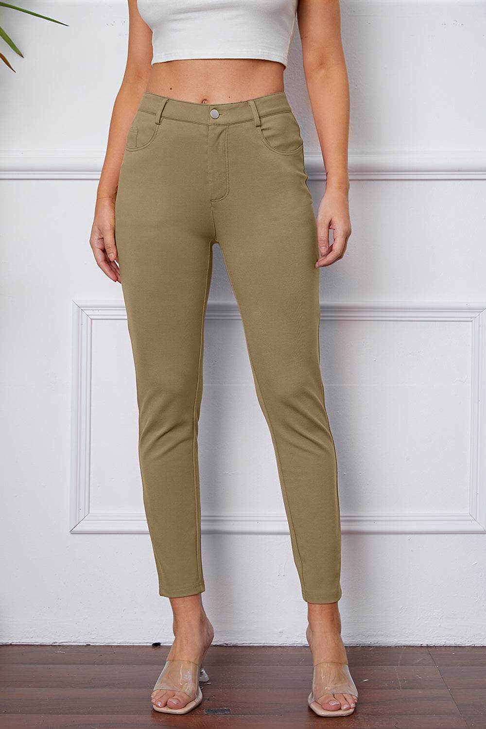 StretchyStitch Pants by Basic Bae - Delanoir