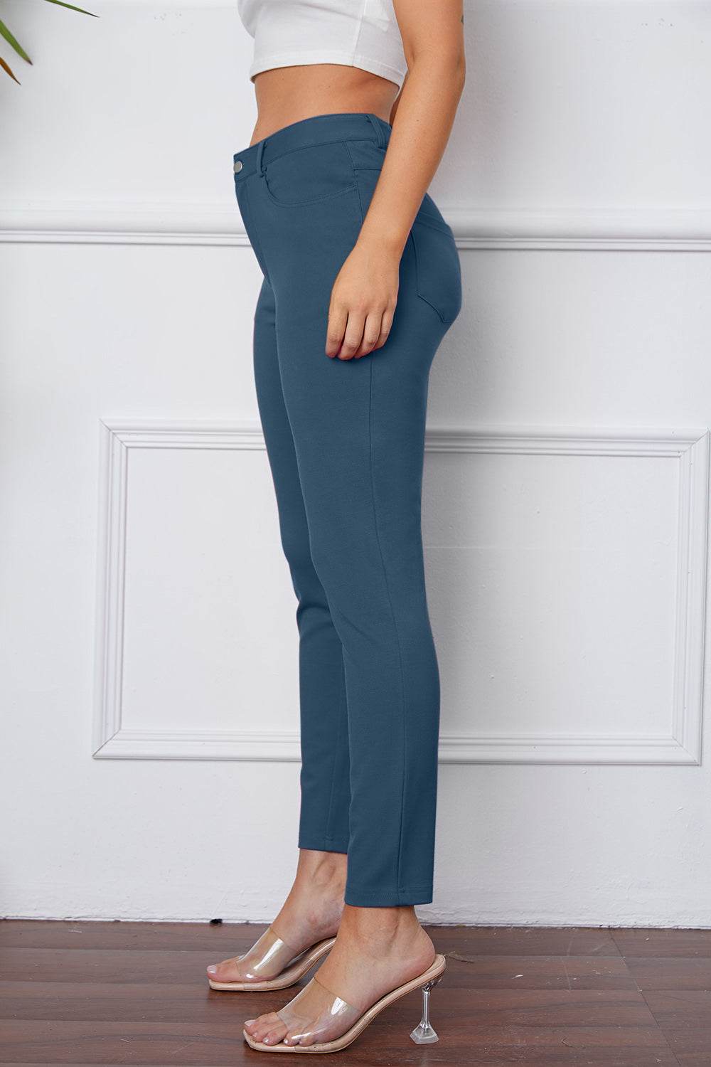 StretchyStitch Pants by Basic Bae - Delanoir