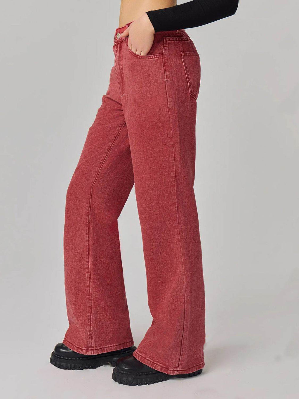 Bootcut Jeans with Pockets - Delanoir