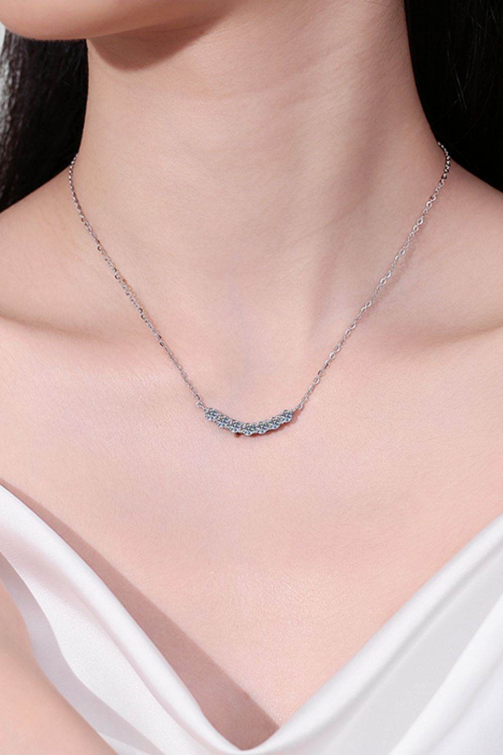 1.4 Carat Moissanite 925 Sterling Silver Necklace - Delanoir
