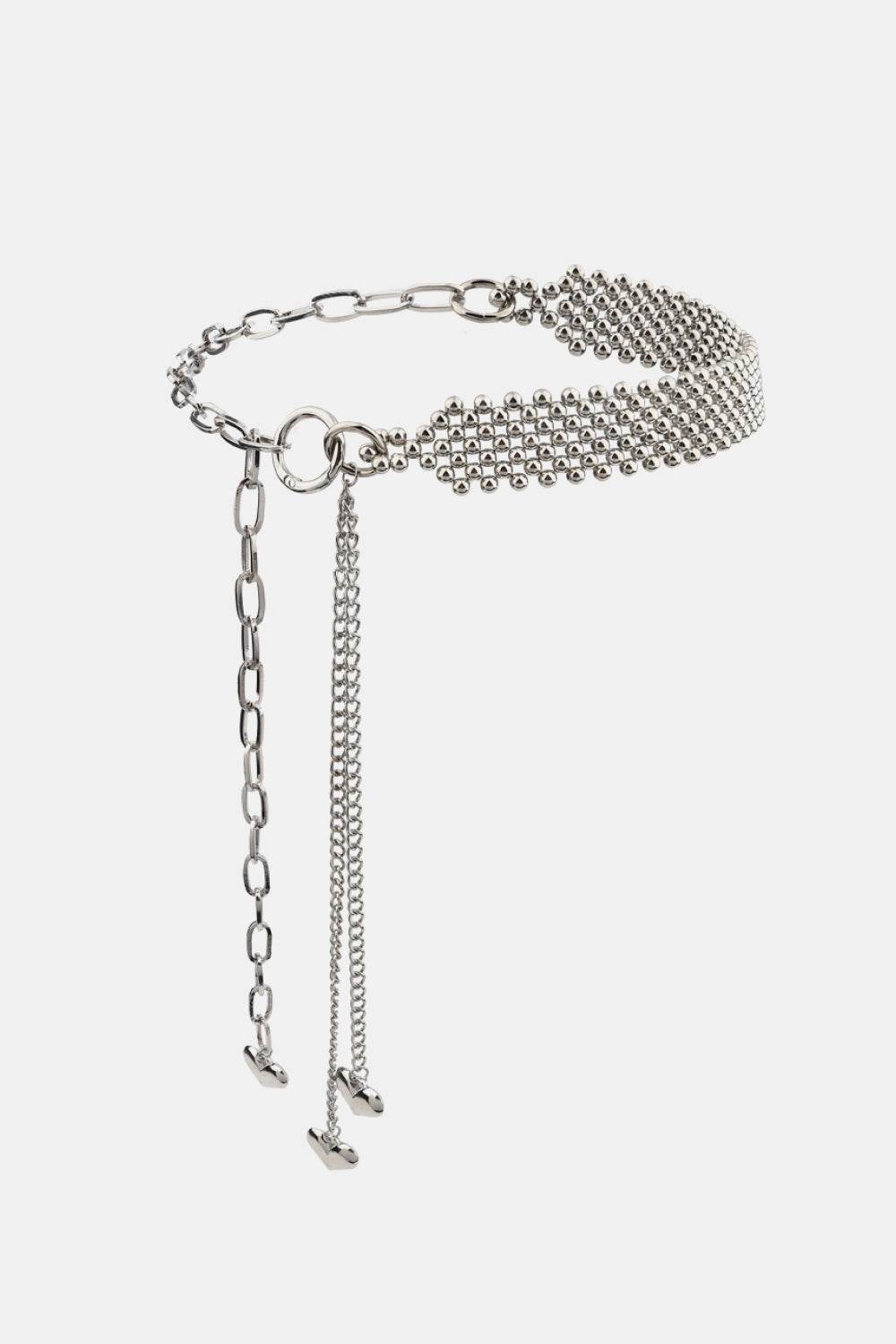 CCB Bead Heart Charm Belt - Delanoir
