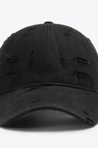Distressed Adjustable Baseball Cap - Delanoir
