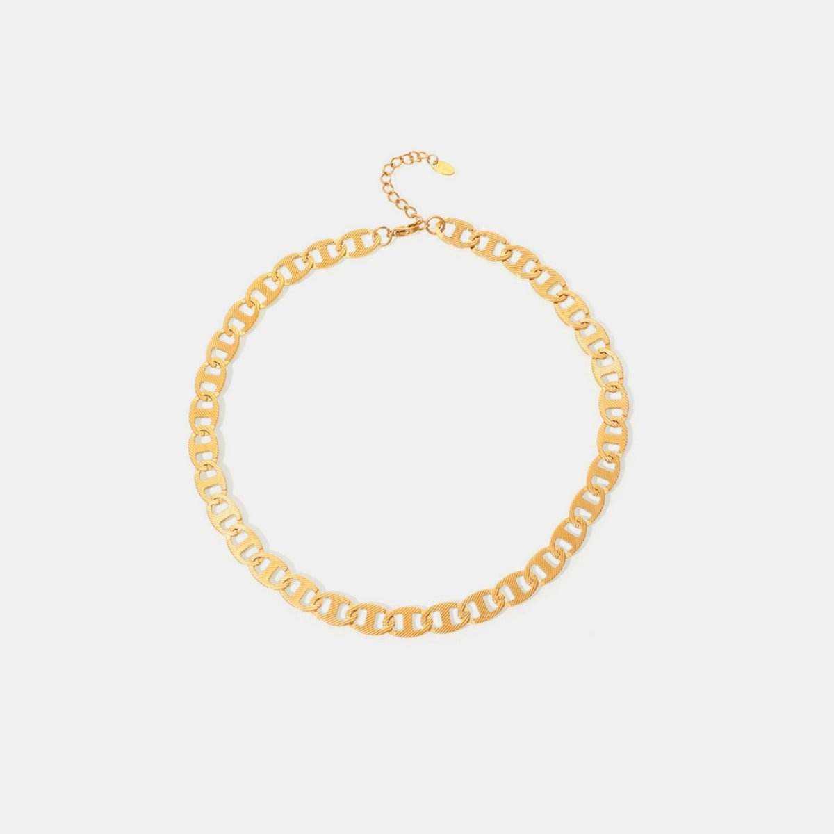18K Gold-Plated Stainless Steel Chain Necklace - Delanoir