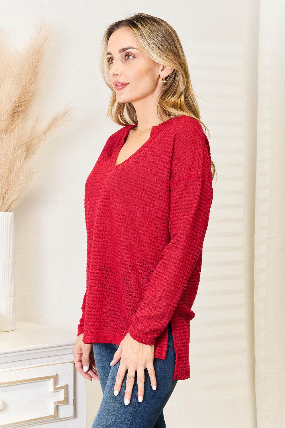 Culture Code Full Size Wide Notch Relax Top - Delanoir